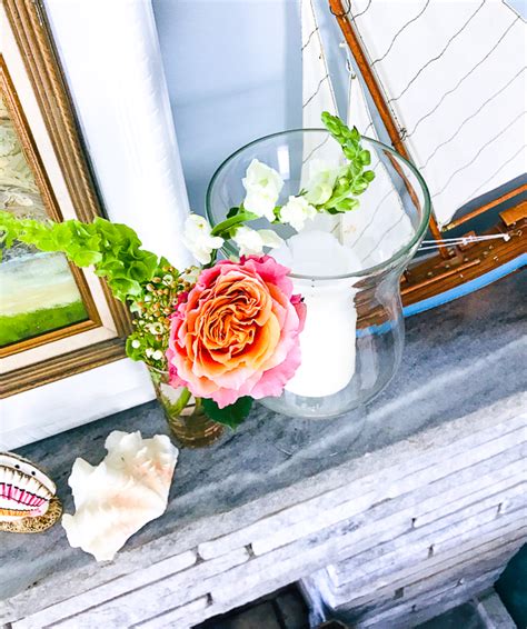 Nautical Summer Mantel Inspiration Pender And Peony A Southern Blog