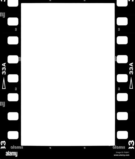 35mm Film Frame With Copy Space Or Use As A Layer Stock Photo Alamy