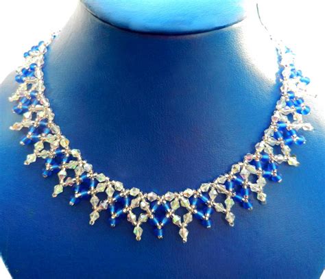 Free Pattern For Beaded Necklace Sky Light Beads Magic