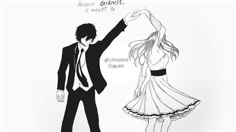 Hand Drawn Dancing Couples Chrometraum 1 Speed Drawing Anime