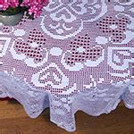 Each crochet tablecloth pattern includes detailed free instructions. Filet Crochet Tablecloth patterns