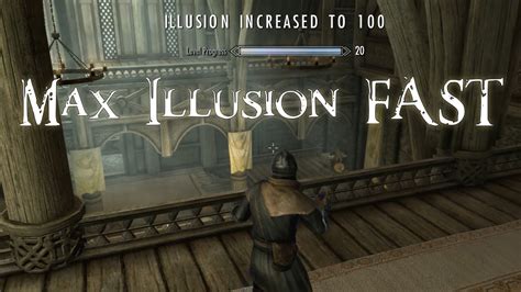 Skyrim Special Edition 1 100 Illusion In 30 Minutes Youtube