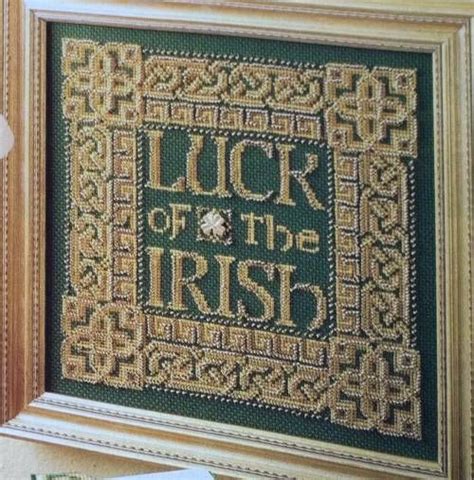 Pdf patterns will be emailed to you after. stitch - luck of the irish | Counted cross stitch patterns ...