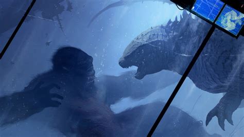 Official Godzilla Vs Kong Concept Art Hits The Web Godzilla