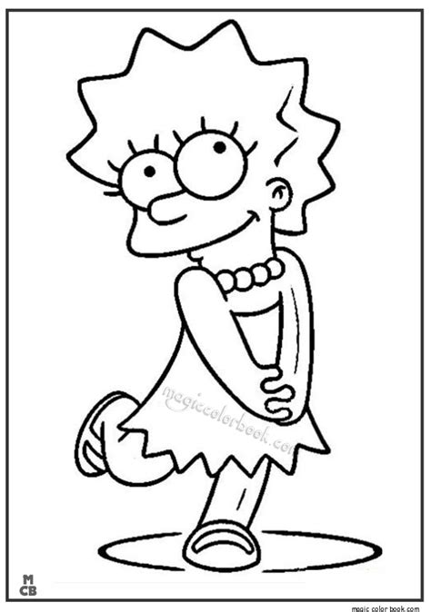 Lisa Coloring Pages At Free Printable Colorings