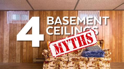 Basement Ceiling Myths Ceilings Armstrong Residential Basement