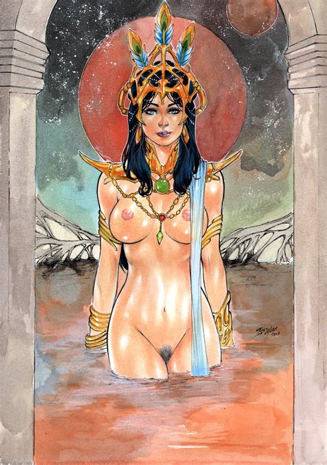 Rule 34 1girls 2017 A Princess Of Mars Amulet Barsoom Bathing Big Breasts Black Hair Black