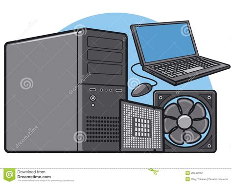 Protect valuable electronics with movincool reliability. Computer equipment stock illustration. Illustration of ...