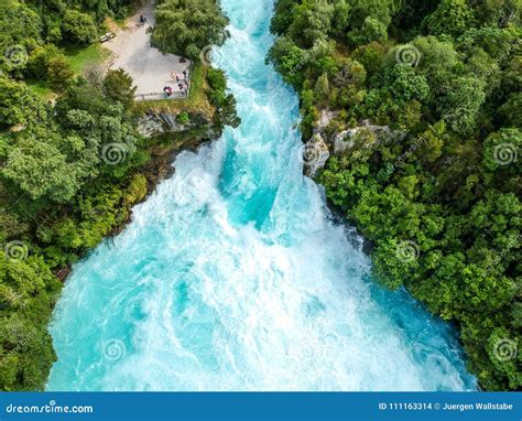 Waterfall In New Zealand Royalty Free Stock Image