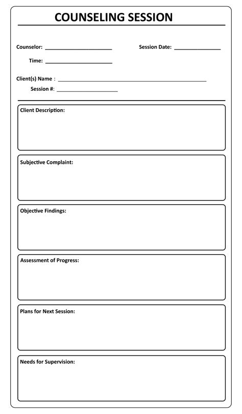 10 Best Printable Counseling Soap Note Templates Pdf For Free At Printablee