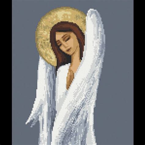 Christmas Angel Cross Stitch Pattern Etsy