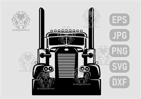 Free 319 Truck Front Svg Svg Png Eps Dxf File