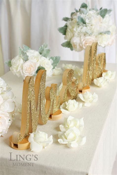 Alibaba.com offers 1,062 bride and groom table decoration products. Glitter Letters-Mr And Mrs Sweetheart Table-Champagne ...