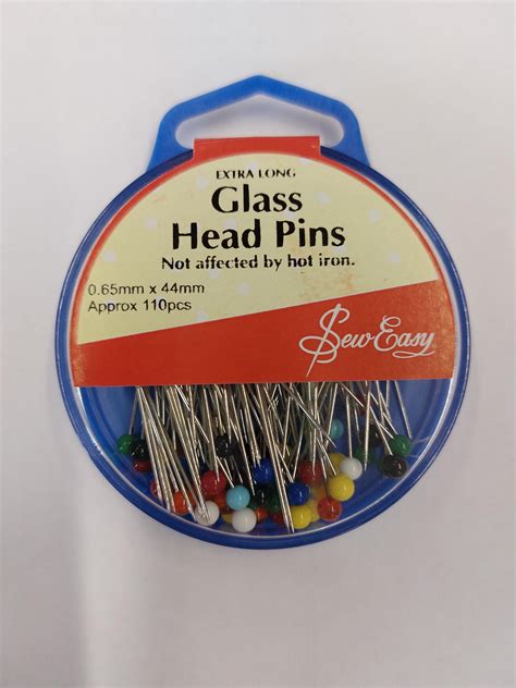 Glass Head Pins