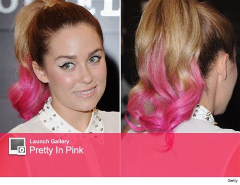 Lauren Conrad Dyes Her Hair Pink Pink Hair Pink Hair