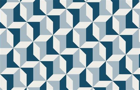 Blue Abstract Geometric Wallpaper Mural Hovia Geometric Wallpaper