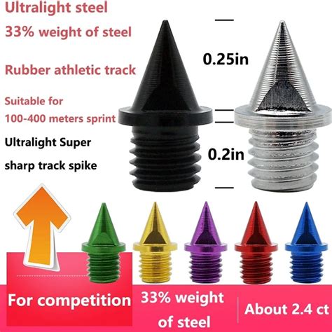 Ultralight Steel Track And Field Spikes 14 Length Super Sharp Spikes