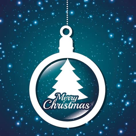 Free Vector Card Merry Christmas And New Year Design Isolated