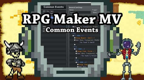 Rpg Maker Mv Common Events Youtube