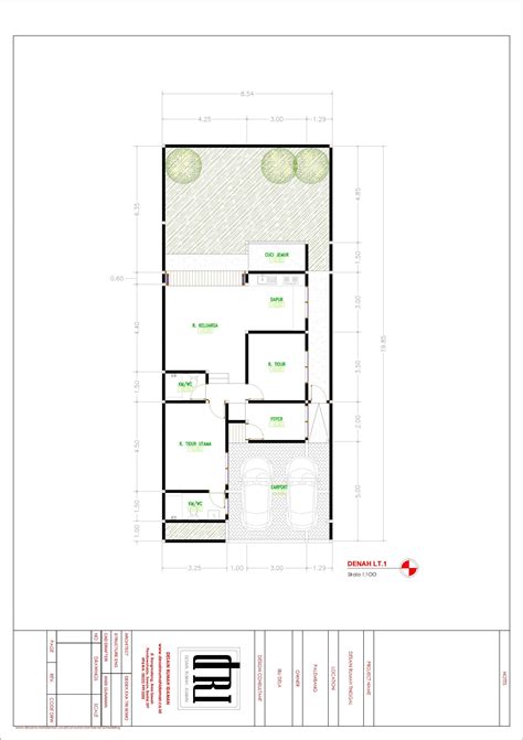 Desain Rumah Split Level, Palembang - Desain Rumah Idaman