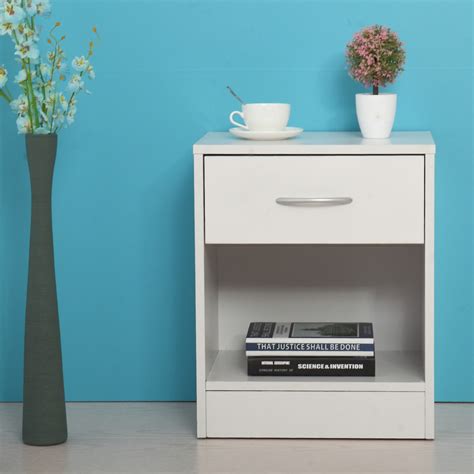 This white wood desk is a classic kids' pick and will look charming in your child's room. Zimtwon Nightstand Bedroom Night Stand Furniture Open ...