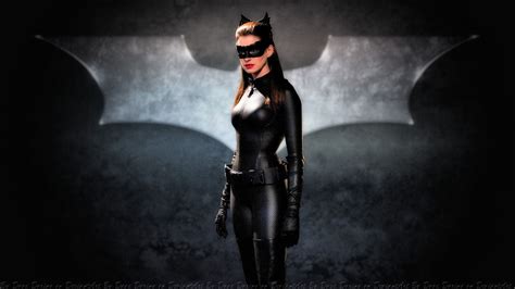 A Woman Dressed In Catwoman Costume Standing With Her Hands On Her Hips