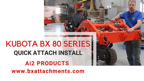 Kubota Bx Quick Attach Adapter Attachments Ai2 Products