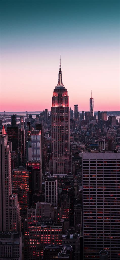 1125x2436 Empire State Building New York 8k Iphone Xsiphone 10iphone