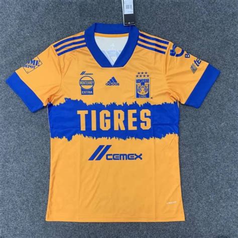 Mexico Tigres UANL Home Soccer Jersey New Cemex Quality Football Shirt