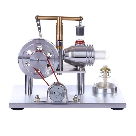 Hot Air Stirling Engine Generator With Colorful Led Enginediy Enginediy