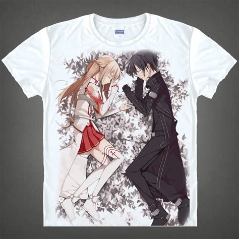 Sword Art Online T Shirts Kawaii Japanese Anime T Shirt Manga Shirt