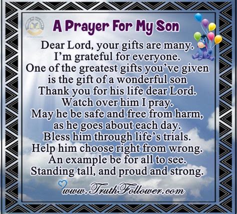 A Prayer For My Son