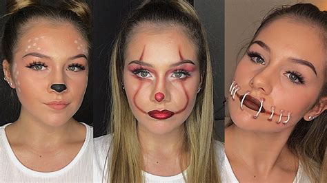 LAST MINUTE HALLOWEEN IDEAS Quick And Easy Halloween Makeup YouTube
