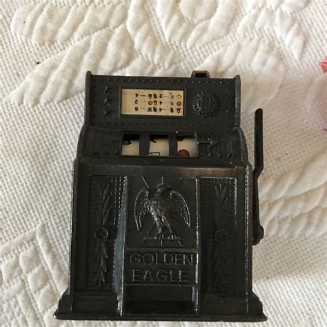 Vintage Cast Iron Pencil Sharpener Old Slot Machine With Etsy