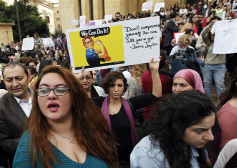 Thousands In Lebanon Shout Down Domestic Violence Aquila Style