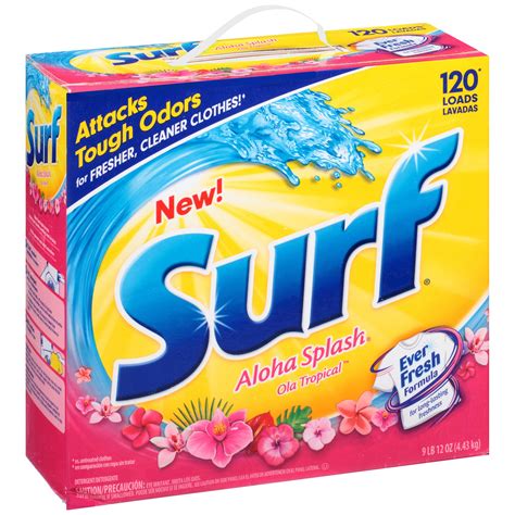 Surf Aloha Splash Powder Laundry Detergent 156 Oz Box