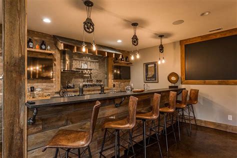 Lower Level Home Bar Gandg Custom Homes Indianapolis Custom Home Builder