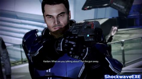Mass Effect 3 Shepard Kills Kaidan Youtube