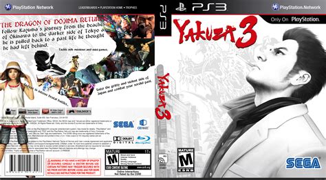 Yakuza 3 Playstation 3 Box Art Cover By Rambo69