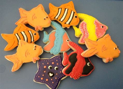 Tropical Fish Decorated Sugar Cookies By I Am The Cookie Lady Fish