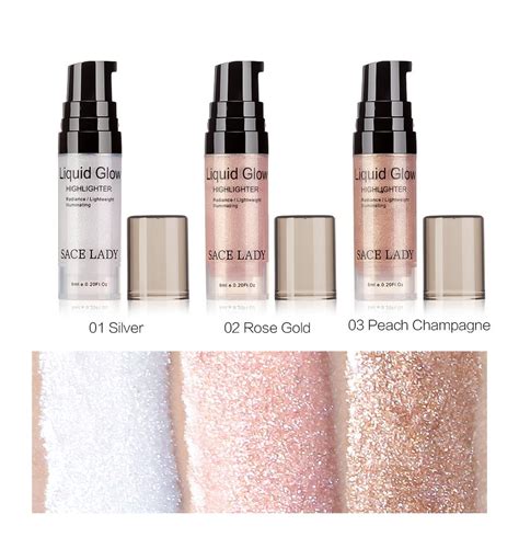 Sace Lady Face Glow Highlighter Cream Liquid Illuminator Makeup Shimmer