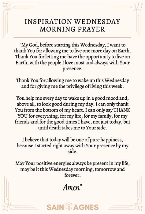 8 Prayers for Wednesday Morning Blessings (With Images)