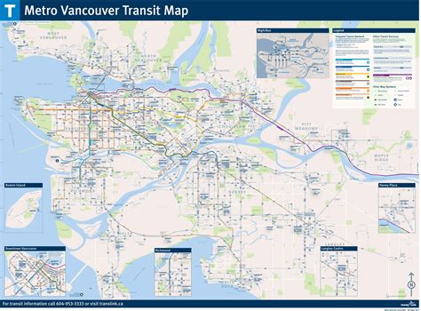 Map Of Metro Vancouver
