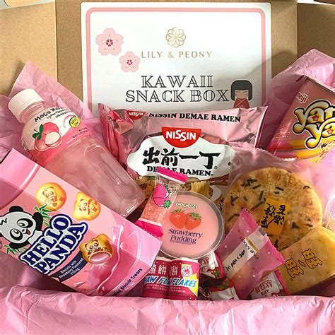 Kawaii Cute Deluxe Japanese Snack Box Asian Snack Box Etsy