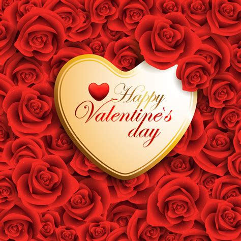 Vector Happy Valentines Day Rose Download Ipadipad2 Wallpaper