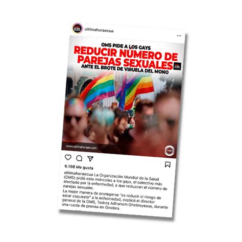 Oms Pide A Gays Reducir El Número De Parejas Sexuales Por La Viruela Del Mono