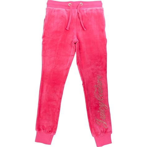 Buy Juicy Couture Infant Girls Juicy Luxe Velour Diamante Jogger Pink