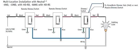 Lutron 4 Way Dimmer Switch Wiring Diagram