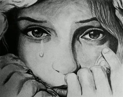 Pencil Drawings Of Sad Faces Redandgreenpaintings