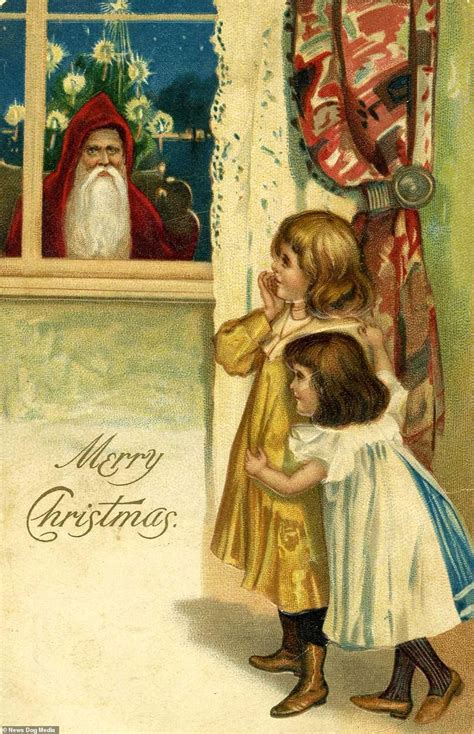 wishing you a very eerie christmas creepy victorian greetings cards victorian christmas cards